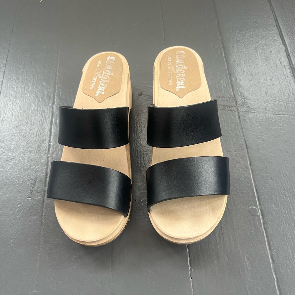 Sandgren Stockholm low slip-in clog sandal